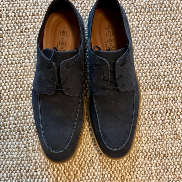 Section X Bond Apron Toe Oiled Suede Oxfords Mens Size 12 NWOT